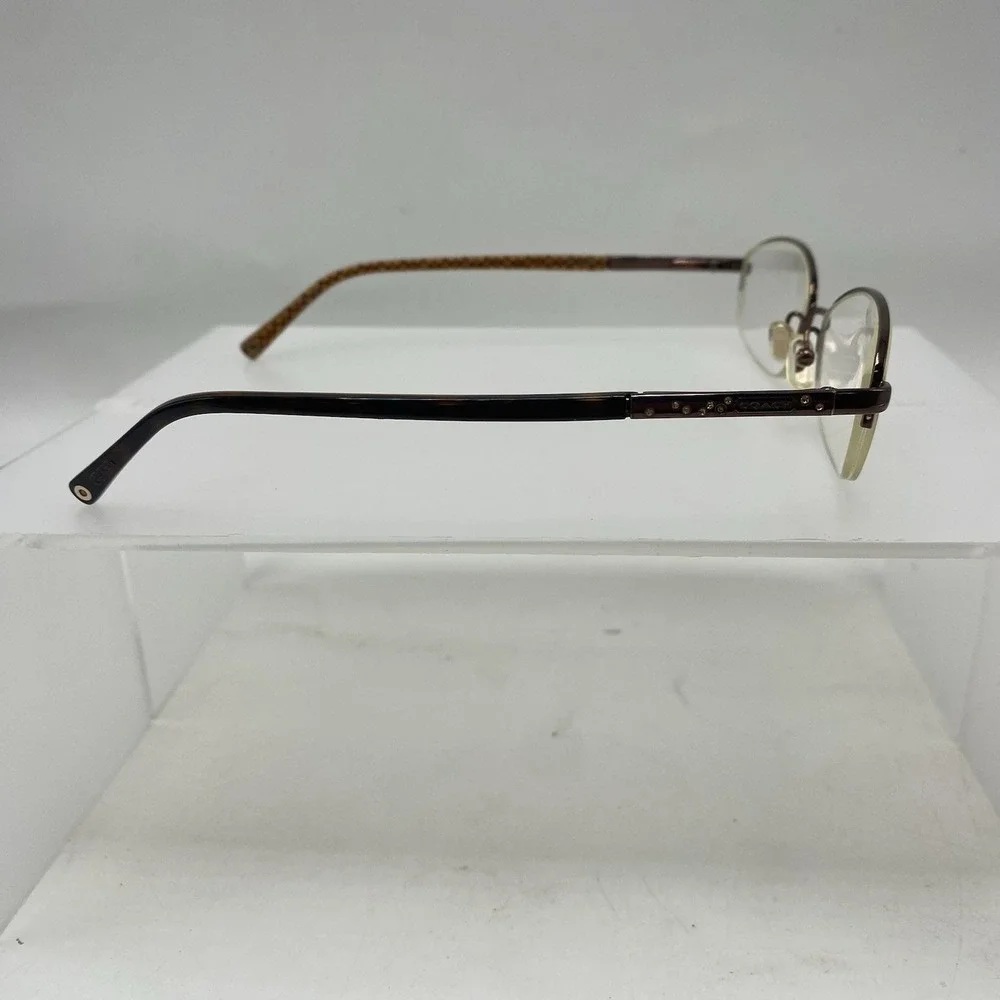 Coach Eyeglasses Sunglasses FRAMES ONLY Faye 53-18-140 Brown Tortoise 202